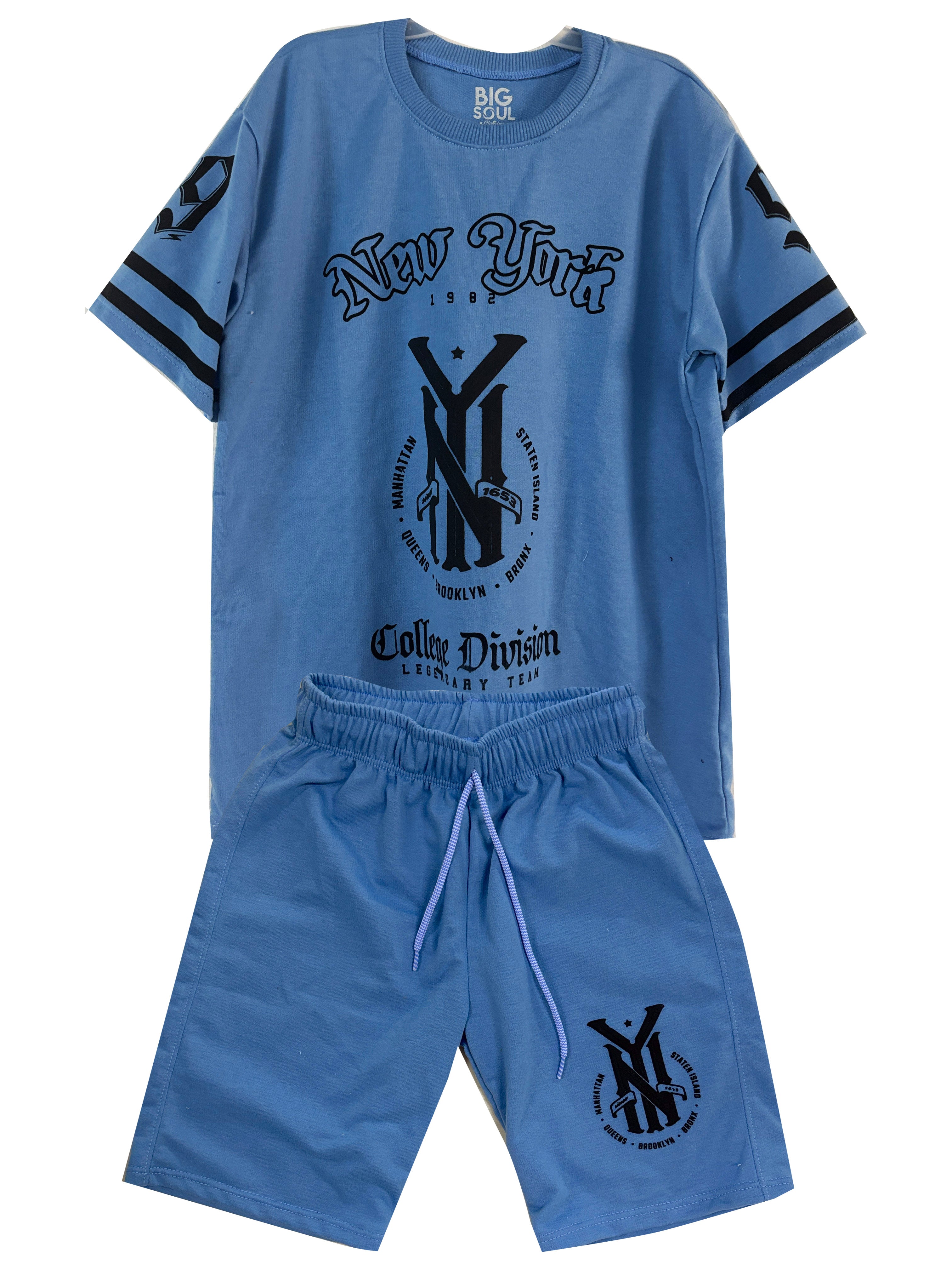 C2084 CONJUNTO UNICOLOR CAMISETA OVER SIZE / BERMUDA BURDA HORTENCIA