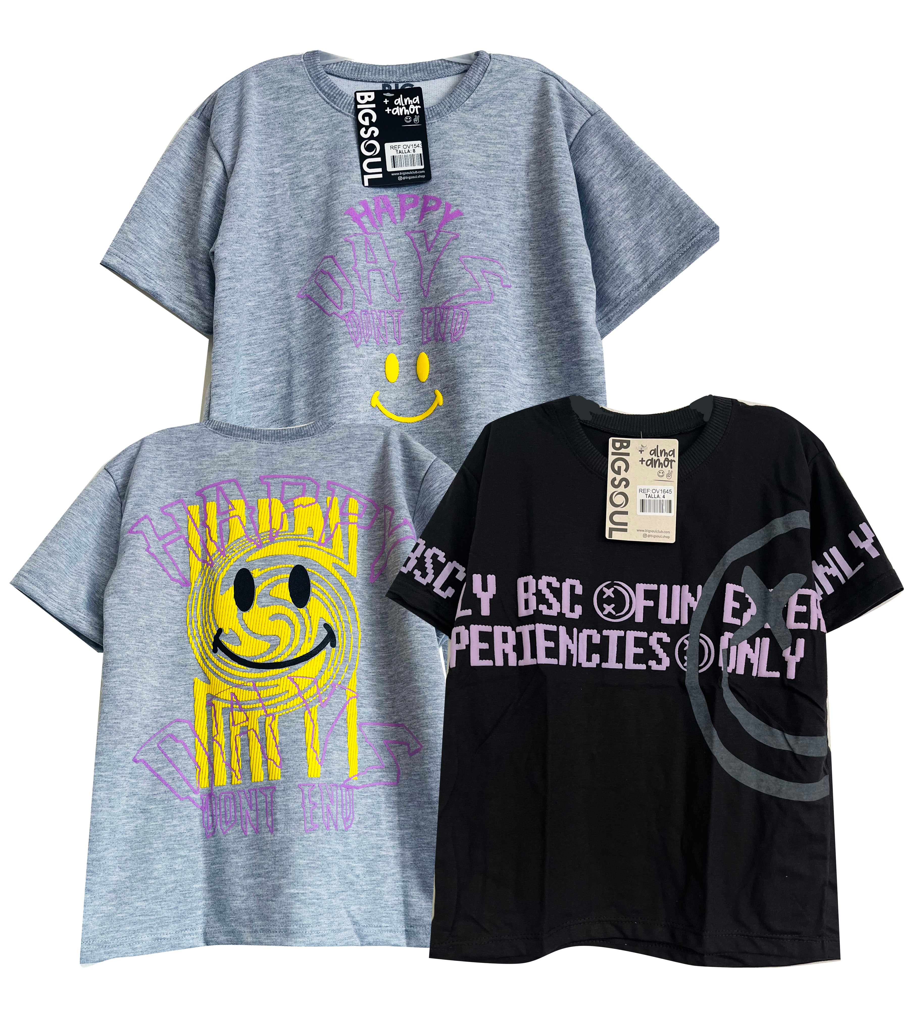 PACK CAMISETA OVER SIZE PROMO17x 39.900