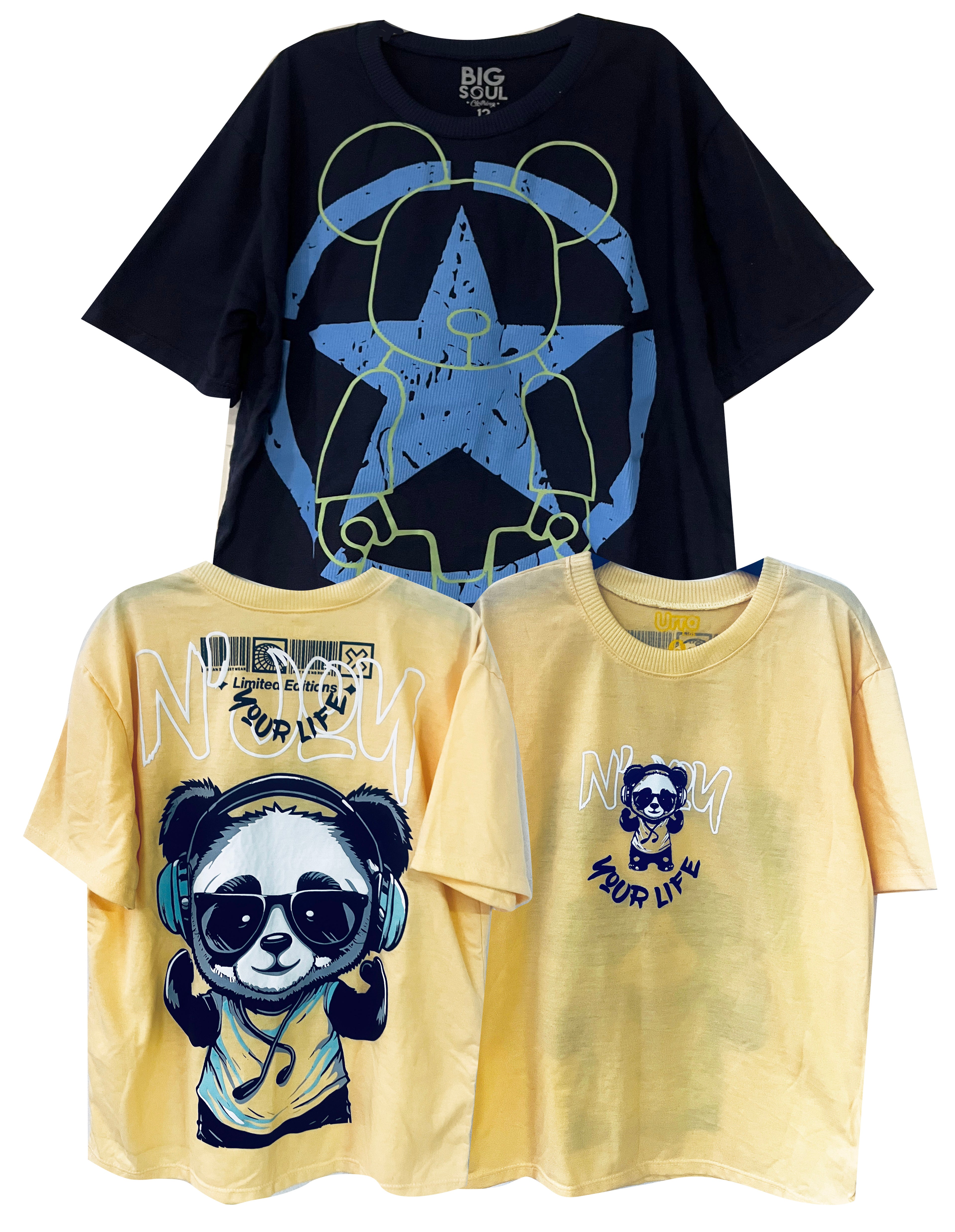 PACK CAMISETA OVER SIZE PROMO33x 39.900