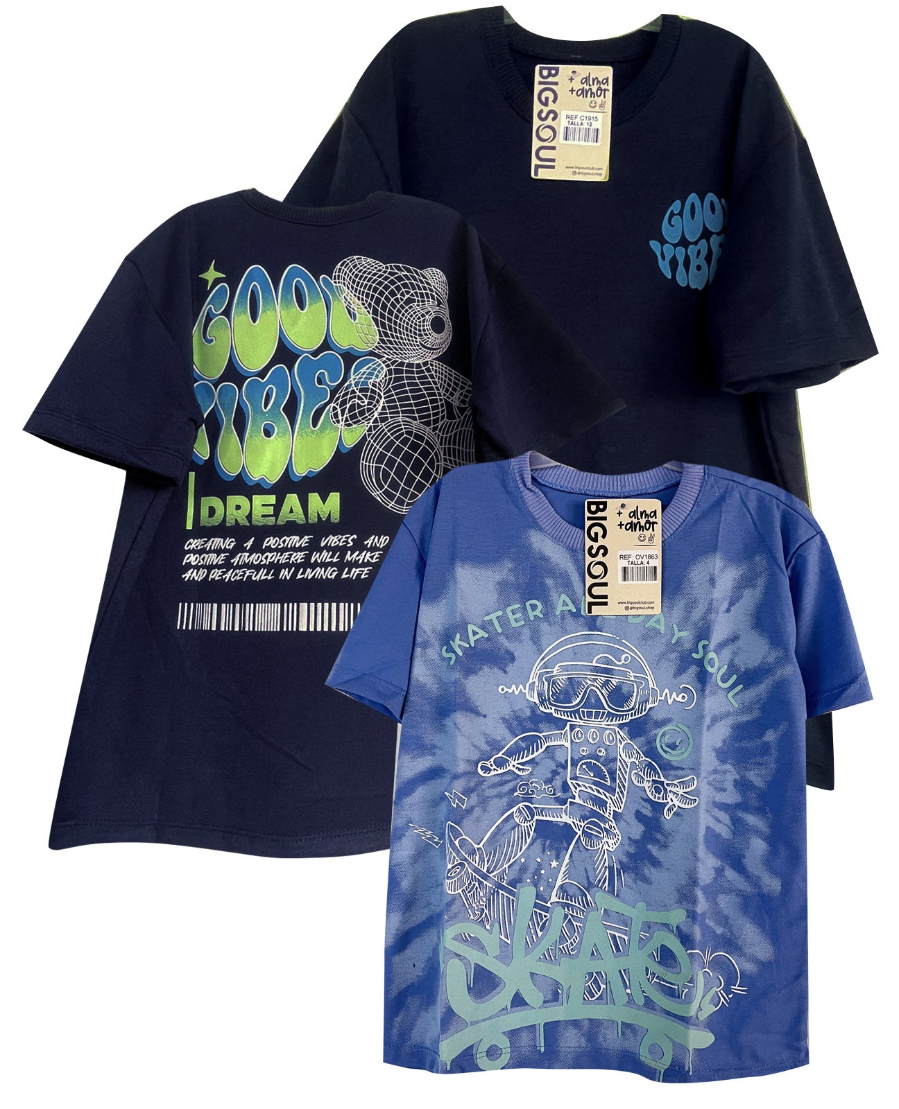 PACK CAMISETA OVER SIZE PROMO27x 39.900