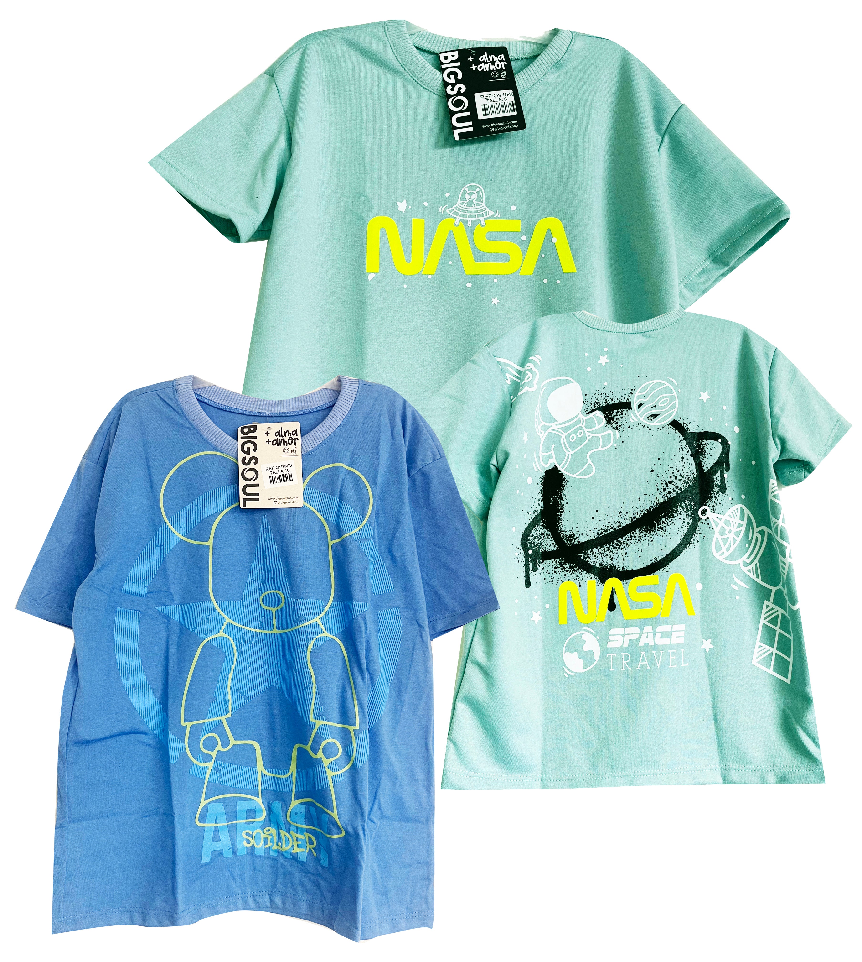 PACK CAMISETA OVER SIZE PROMO07 x 39.900