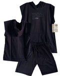 CS1975 CONJUNTO NINO CAPUCHA NEGRO