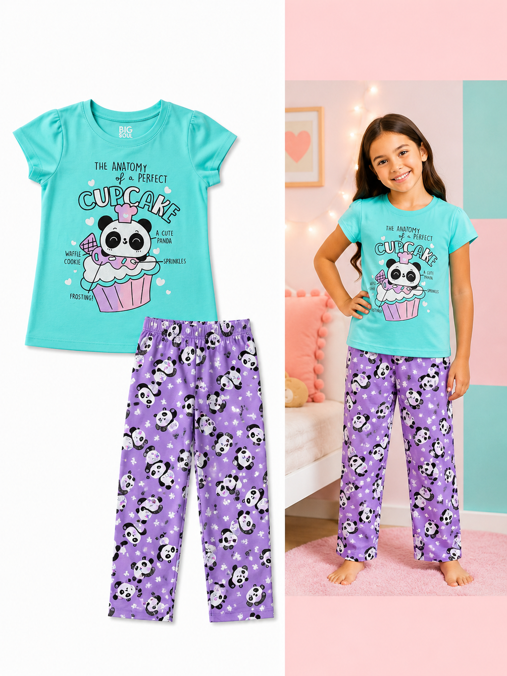 PL2516 PIJAMA PANDITAS MENTA