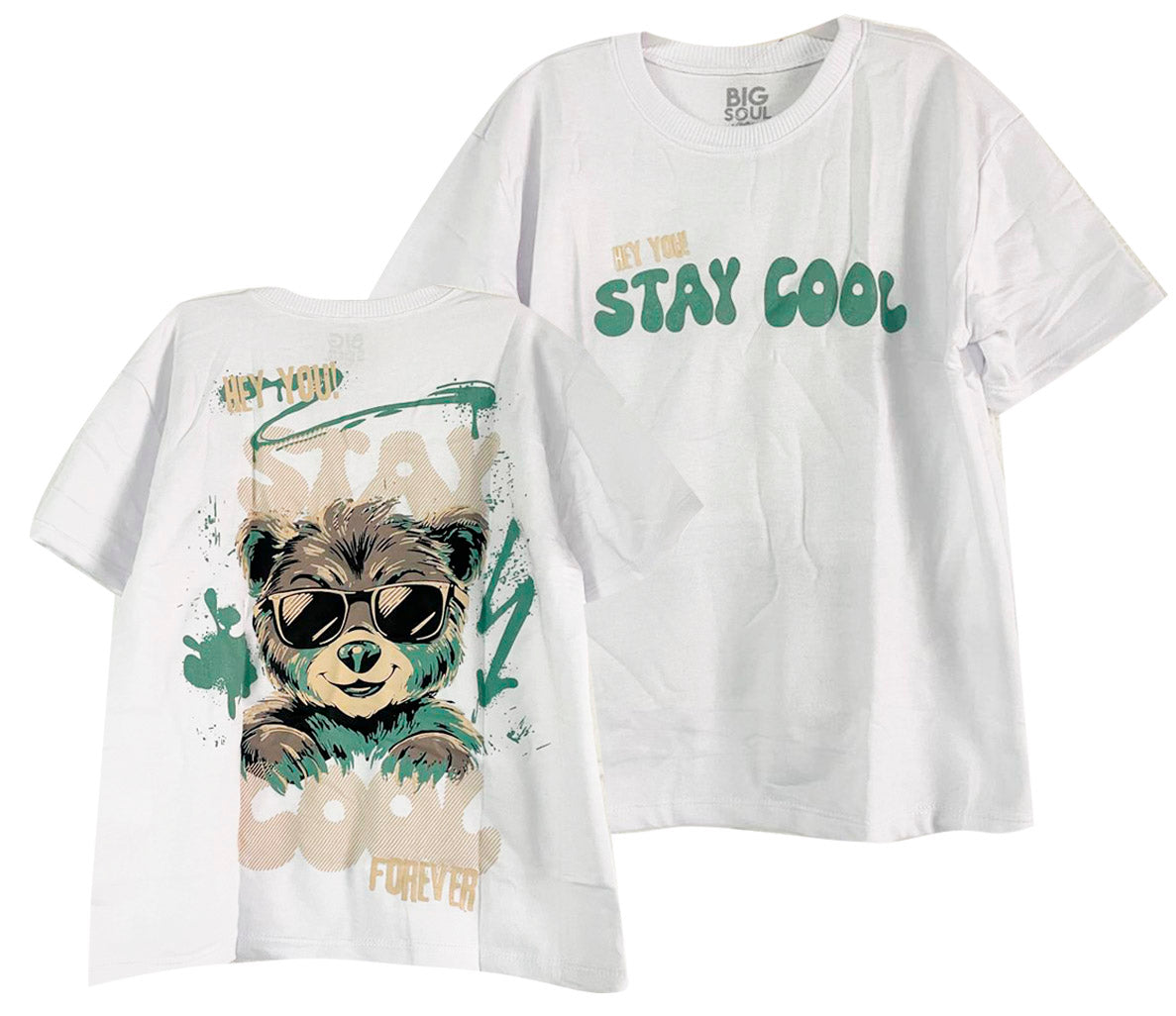 OV1856  CAMISETA OVER SIZE BLANCO