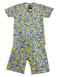PC1614 PIJAMA CARITAS AZUL CIELO