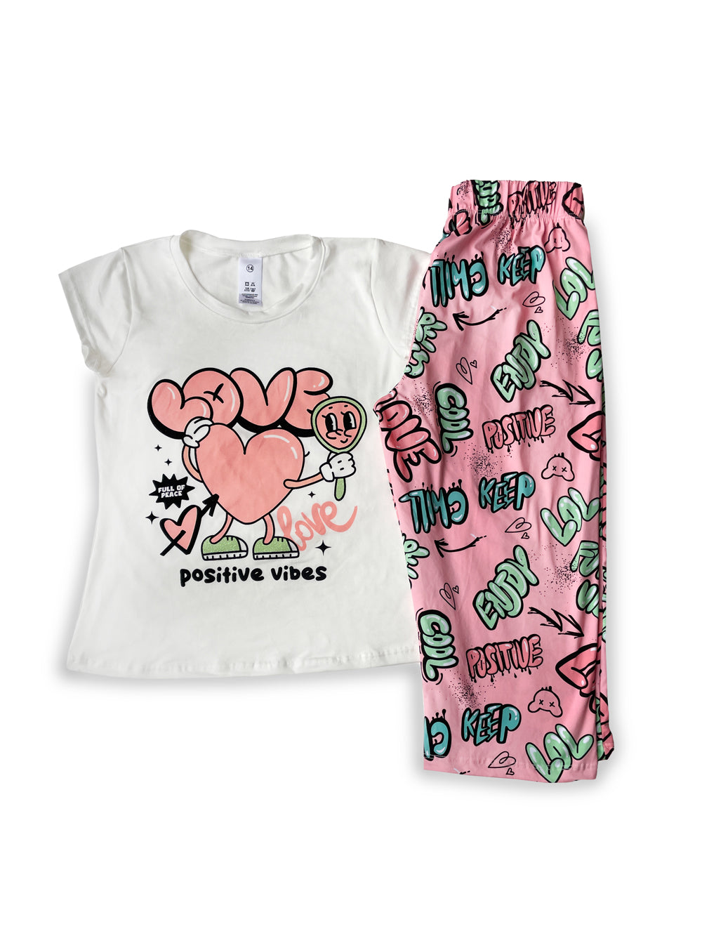 PIJAMA LOVE URBAN ROSADA