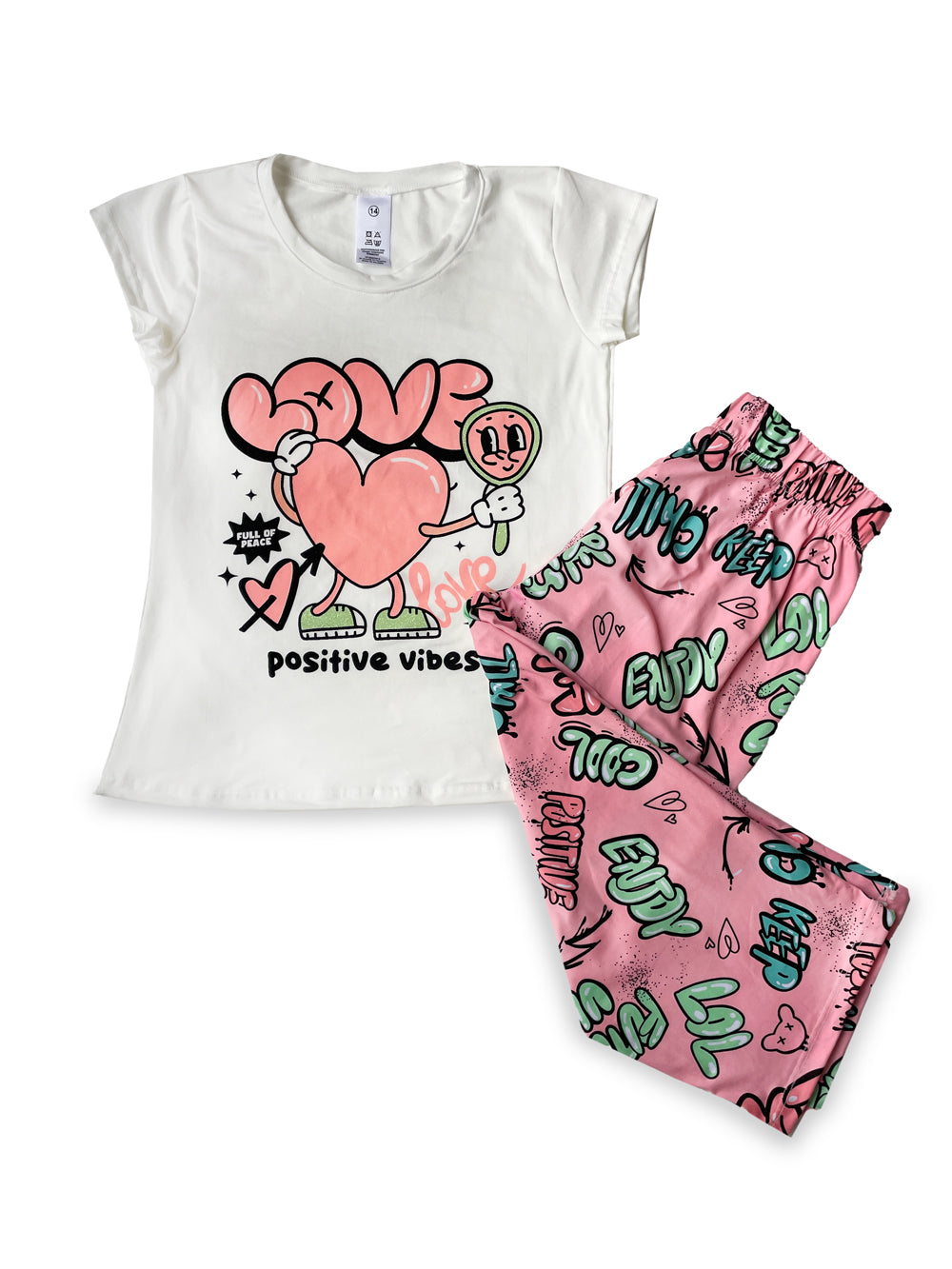 PIJAMA LOVE URBAN ROSADA