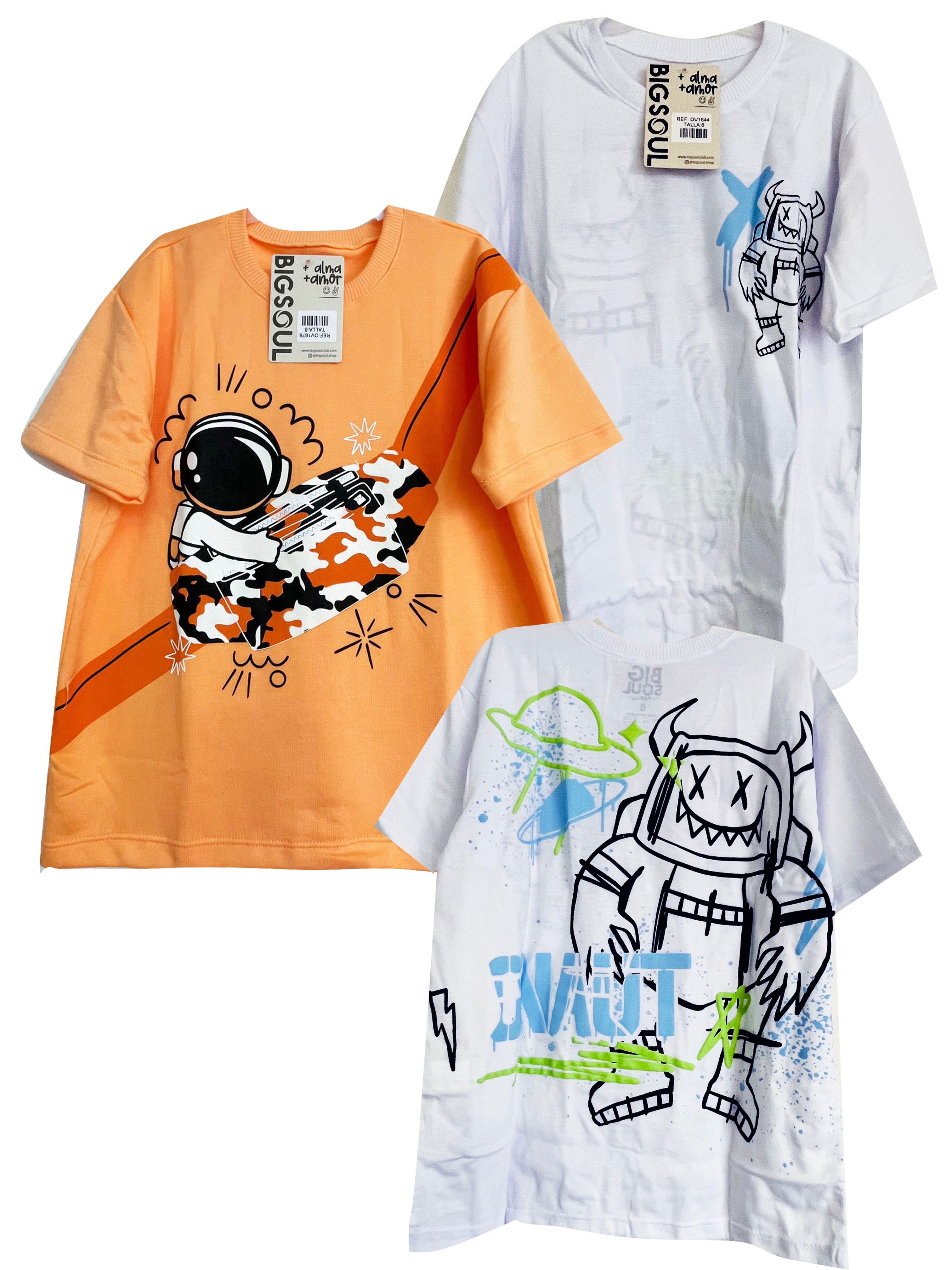 PACK CAMISETA OVER SIZE PROMO31x 39.900