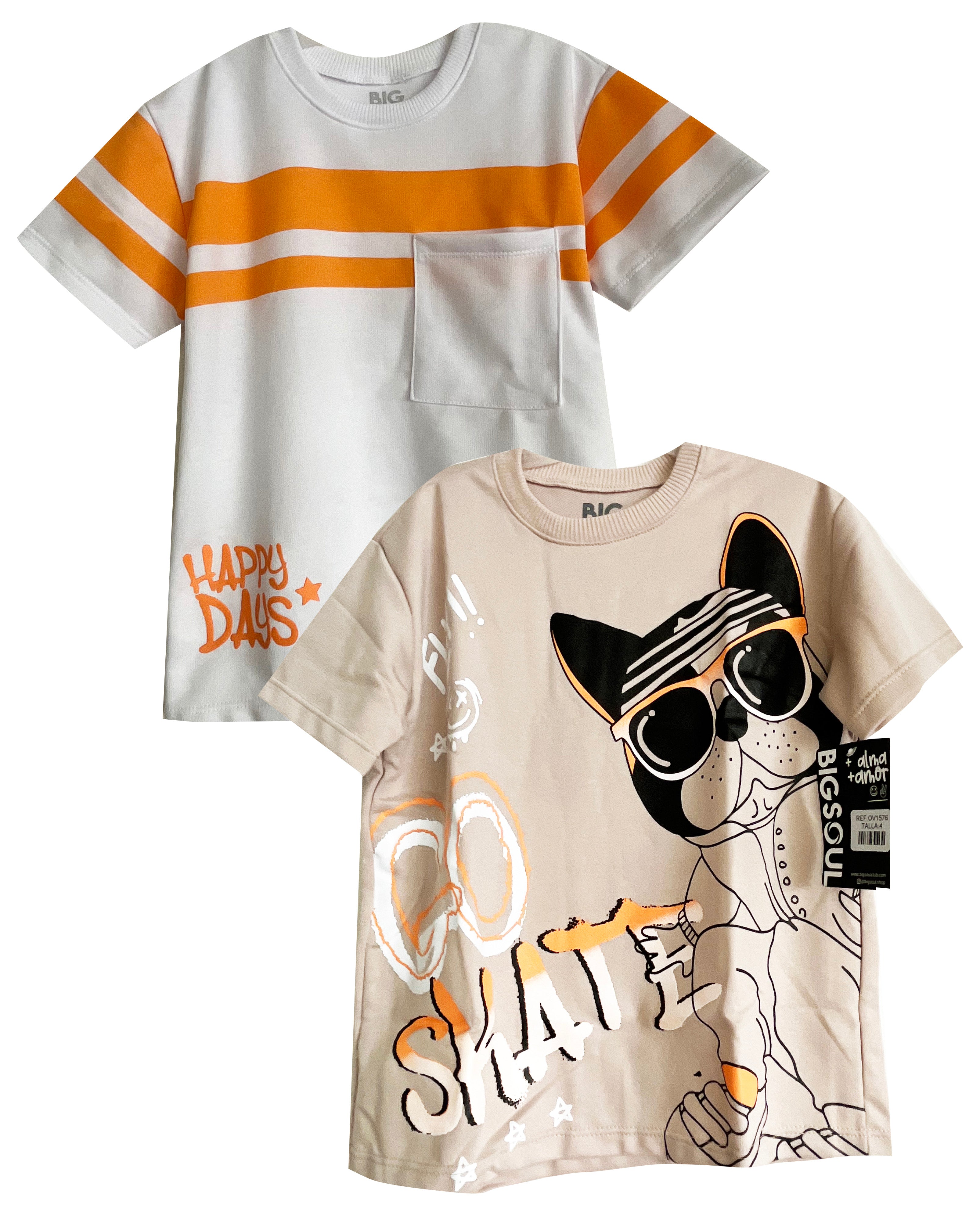 PACK CAMISETA OVER SIZE PROMO35x 39.900