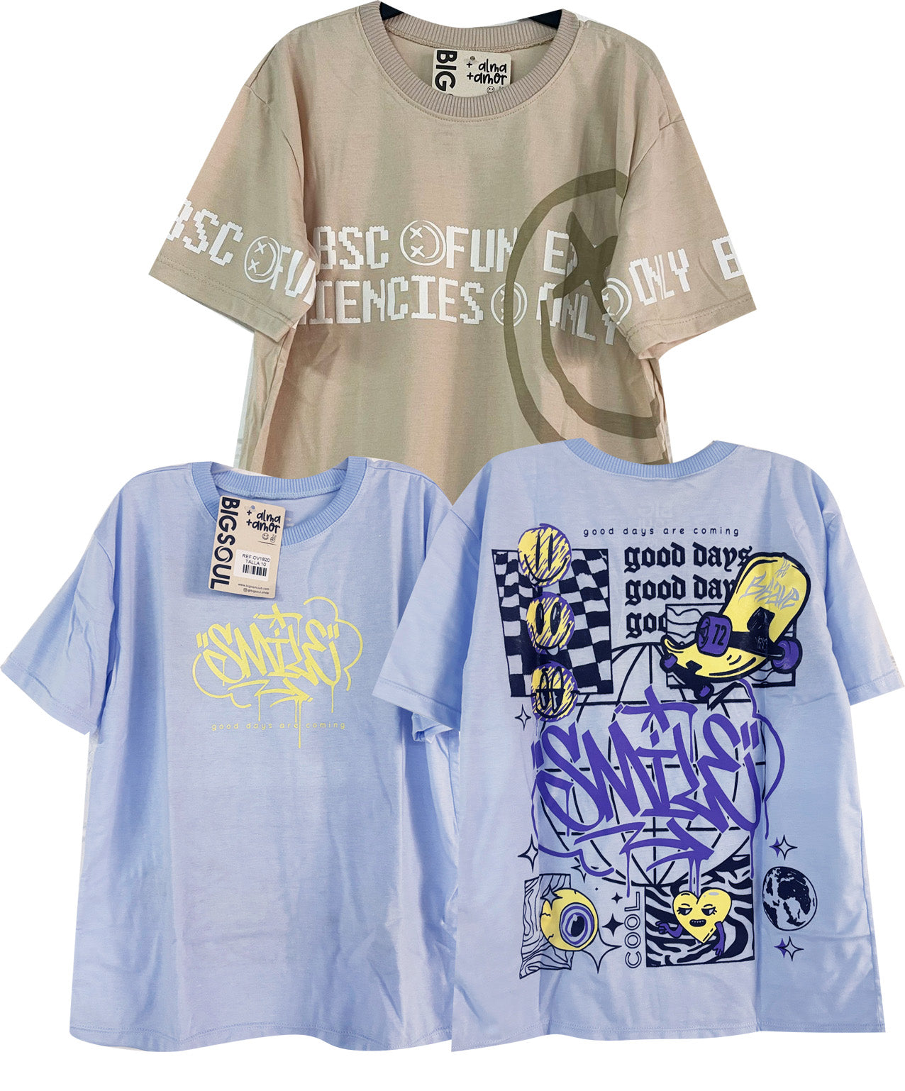 PACK CAMISETA OVER SIZE PROMO47x 29.900
