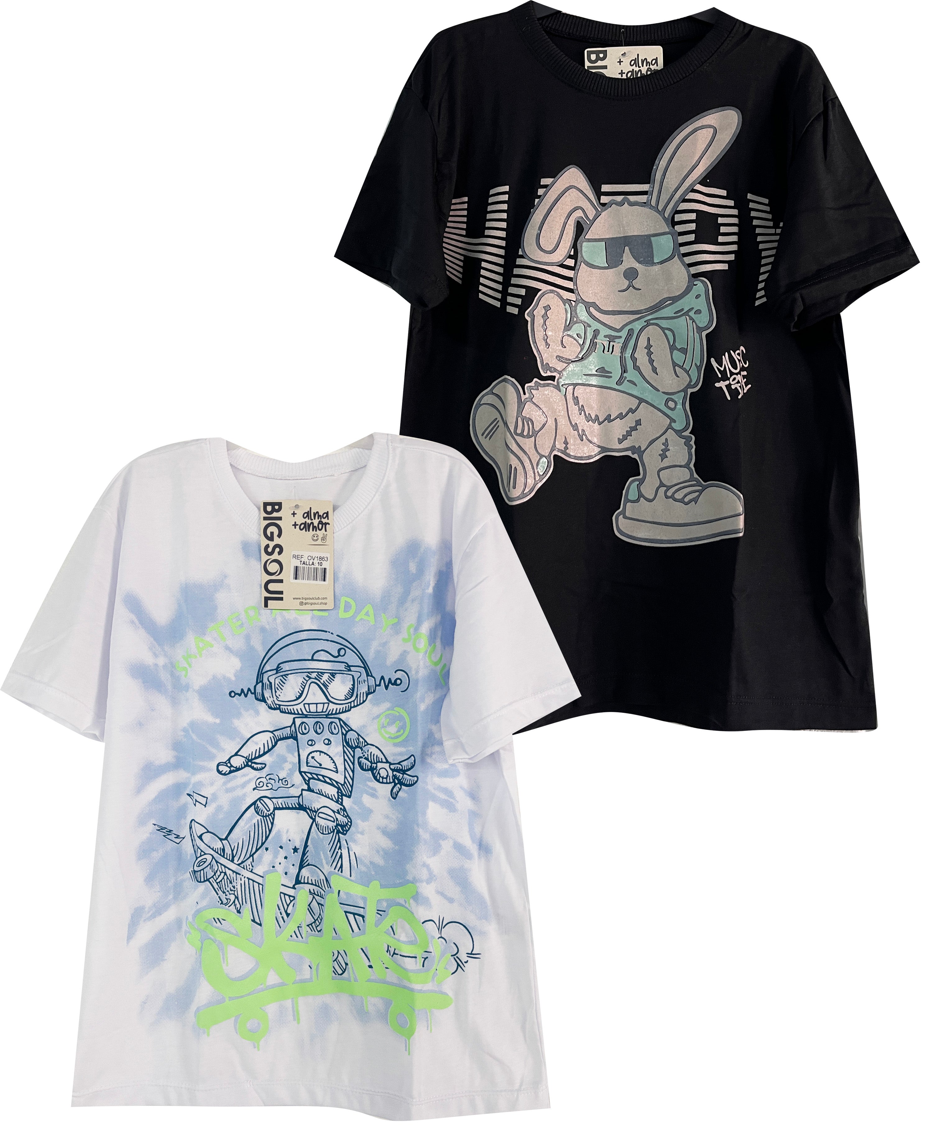 PACK CAMISETA OVER SIZE PROMO67x 29.900