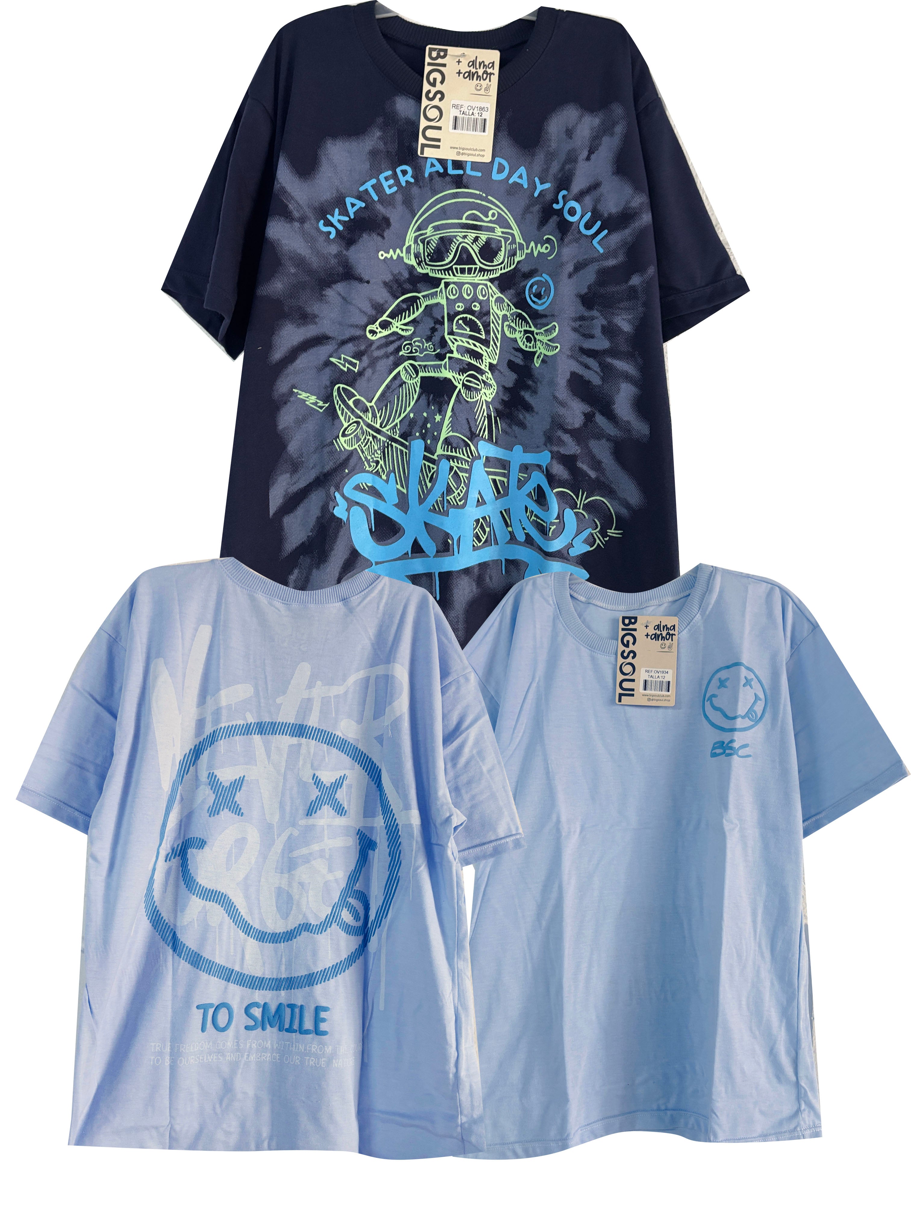 PACK CAMISETA OVER SIZE PROMO69x 29.900