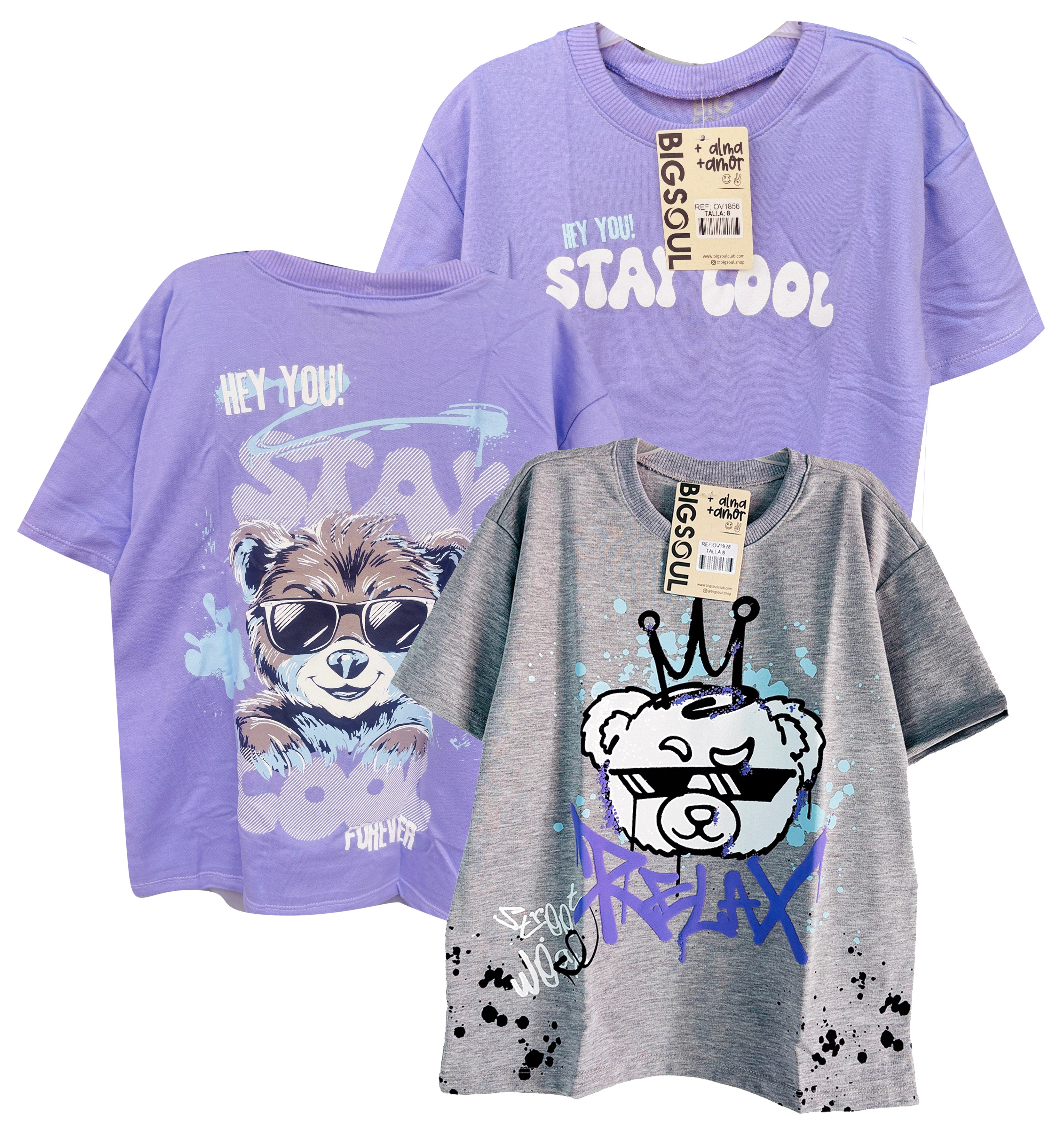 PACK CAMISETA OVER SIZE PROMO73x 39.900