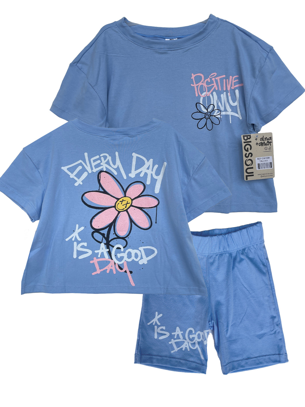 CN1998 CONJUNTO NINA POSITIVE AZUL