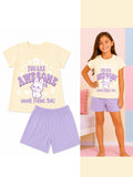 PC2118 PIJAMA CONEJITA LILA - MARFIL