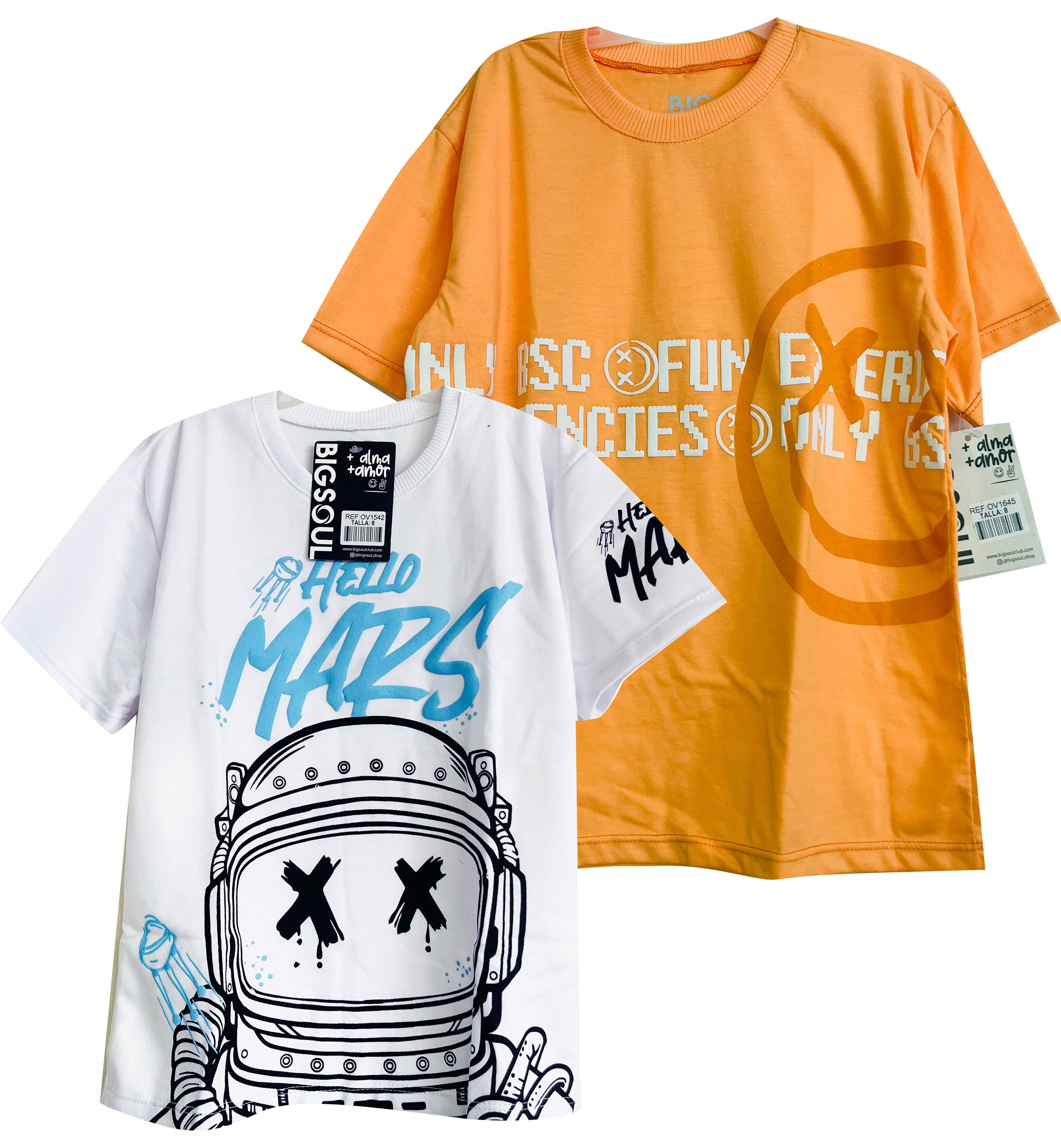 PACK CAMISETA OVER SIZE PROMO25x 39.900